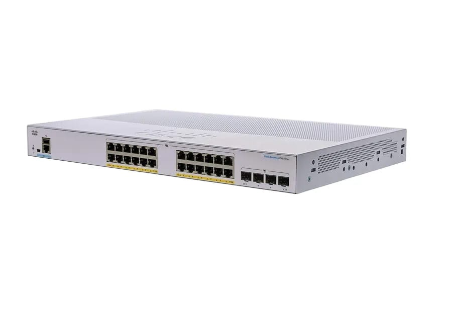 Cisco CBS350-24P-4X PoE+ Compliant Managed Switch